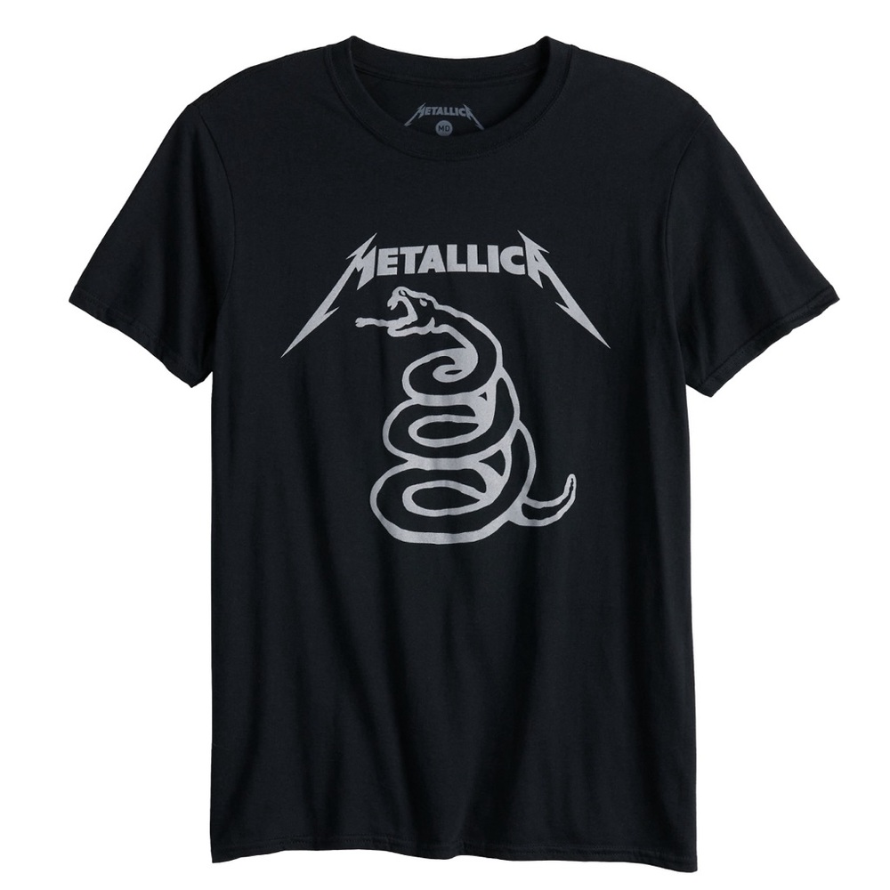 Metallica Black Album Graphic T-Shirt Size XXL